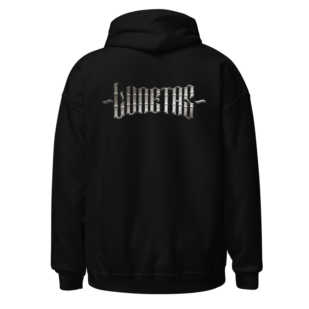 Lunetas Black Hoodie Back